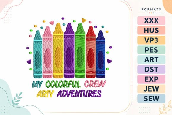 Colorful Crew Back to School Design Review