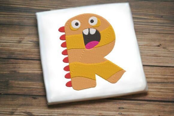 Fun Monster Alphabet Letter R