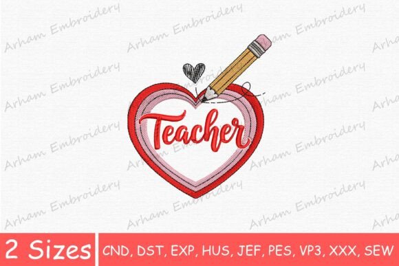 School Teacher Love Heart: A Designer's Review