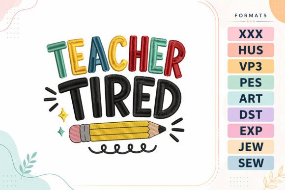Teacher Tired Back to School: A Designer's Review