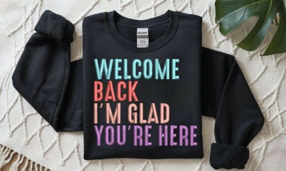 Welcome Back PES DST Embroidery Pattern Review
