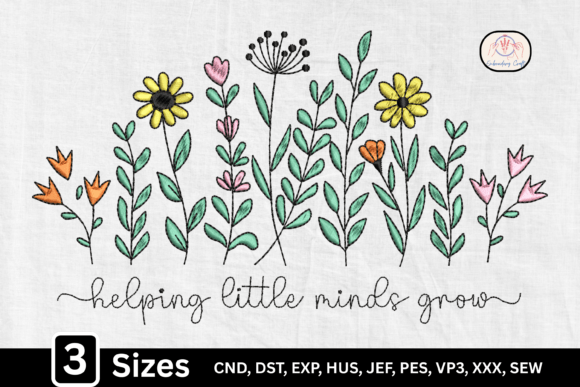 Wildflower Inspirational Teacher Embroidery Review